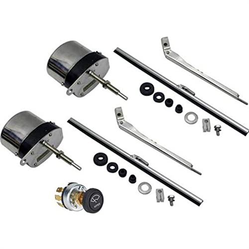 Stainless 12 Volt Electric Windshield Wiper Motors and...
