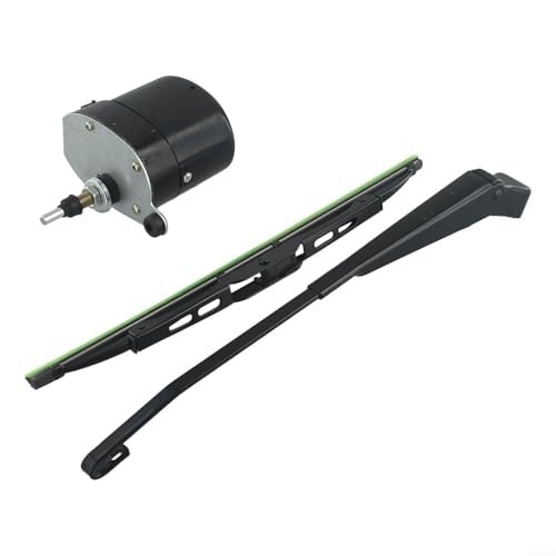 12V Universals Wiper Motor with Arms, Windshield Wiper Kit.