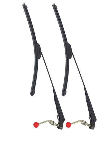 UTV Windshield Wiper Kit – Universal Manual, 15.7″ Blade.