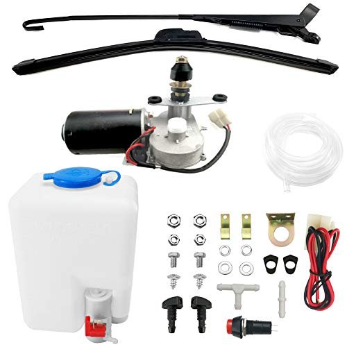 Electric UTV Windshield Wiper Kit, 12V Electric Motor,...