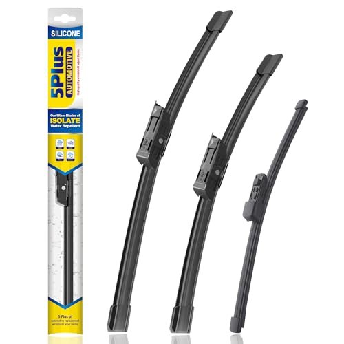 5 PLUS® Silicone Windshield Wipers Replacement for...