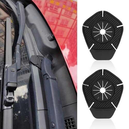 2PCS Car Wiper Arm Hole Protection Pad, Silicone Dust...