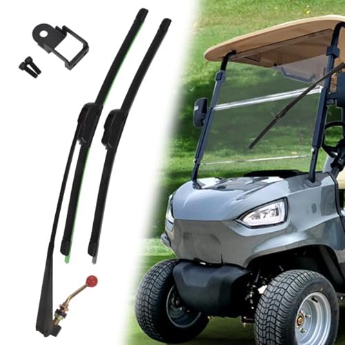 No Drill Universal Golf Cart Windshield Wiper Kit.