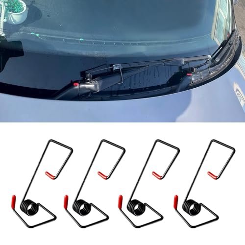 Lyxheth 4PCS Windshield Wiper Arm Pressure Spring Booster