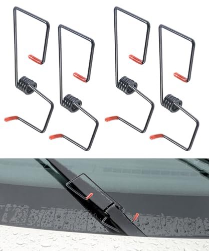 SCUARI 4PCS Windshield Wiper Arm Pressure Spring Booster...