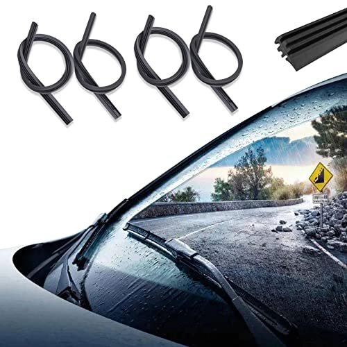 Middrivr 4PCS Wiper Blade Refill, 28 inch Universal DIY...