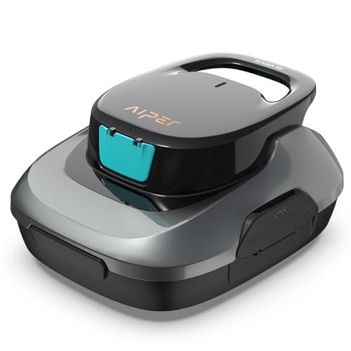 AIPER Scuba SE Cordless Robotic Pool Cleaner for Flat...