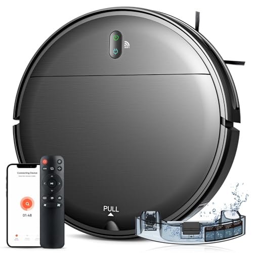 Robot Vacuum and Mop Combo, 2 in 1 with App
