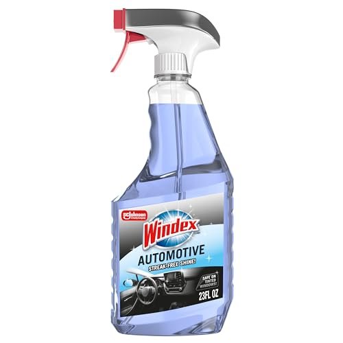 Windex Automotive Car Window and Glass Cleaner, Streak-Free.
