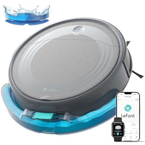 Lefant M310 Ultra Robot Vacuum and Mop, Slim, 6000Pa...