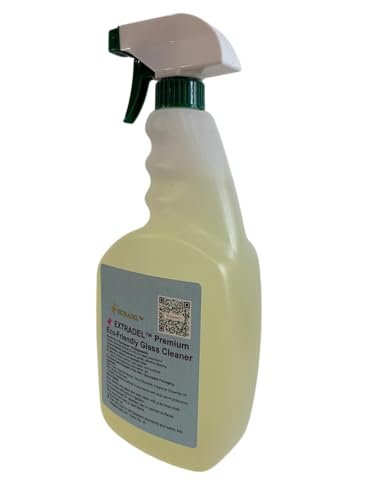 EXTRADEL™ Premium 32 fl oz Eco-Friendly Glass Cleaner,...