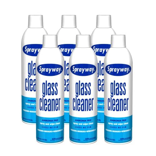 Sprayway Glass Cleaner with Foaming Spray for Streak-Free...