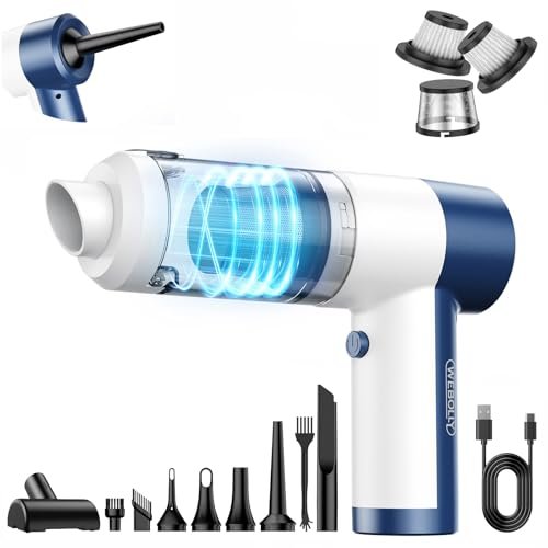 Car Vacuum Cleaner Cordless, 4 in 1 High Power Duster