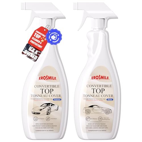 EROSMILE Convertible Top Cleaner And Protectant Kit For...