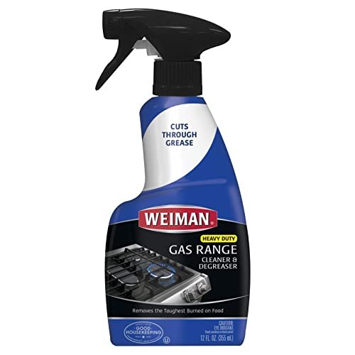 Weiman Gas Range Cleaner and Degreaser, Single, Lemon, 1...
