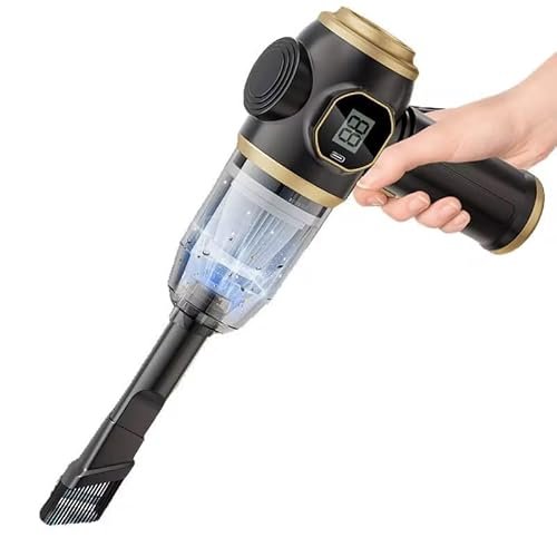 Handheld Car Vacuum Cleaner, 65W Cordless with LCD Display.