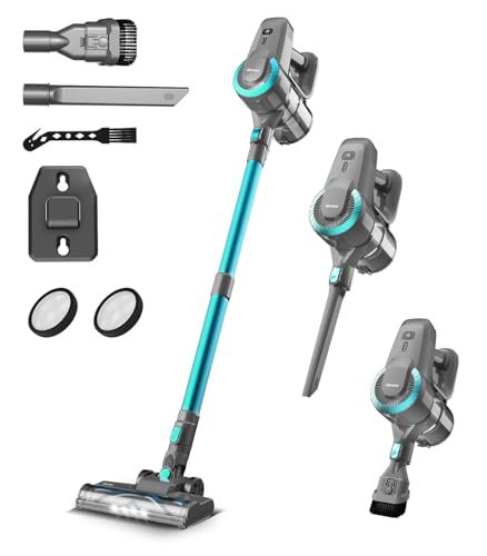 DEVOAC Cordless Vacuum Cleaner, Ultra-Lightweight Stick...