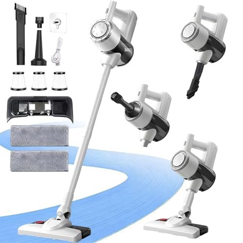 LAQVITA 2026 New Cordless Stick Vacuum & Mop 2-in-1