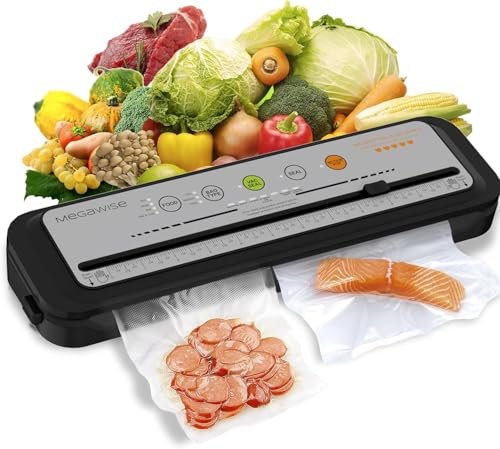 MEGAWISE 2025 Powerful Vacuum Sealer Machine | Compact...