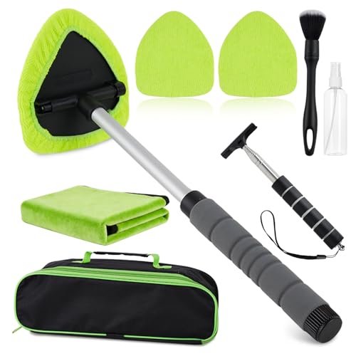 NexaBrush 7PCS Windshield Cleaner Tool, Car Windshield Kit,...