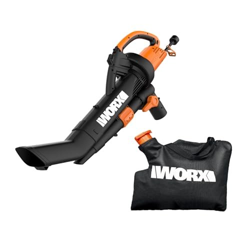 WORX WG509 12 Amp Trivac, 3 in 1 Blower Vacuum