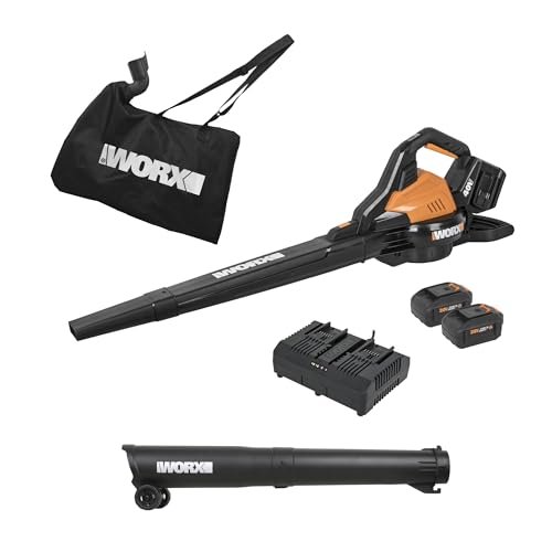 WORX WG583 40V Cordless Leaf Blower, 3 in 1 System