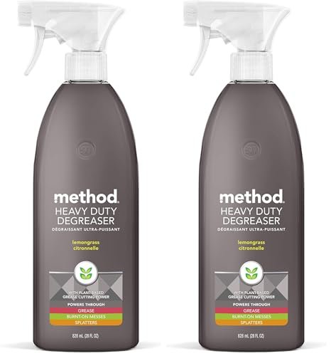 Method Heavy Duty Degreaser, Lemongrass Scent, Oven Cleaner.