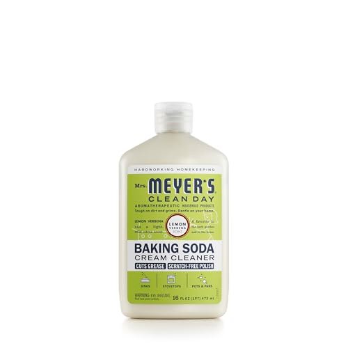 MRS. MEYER'S CLEAN DAY Baking Soda Cream Cleaner, Lemon...