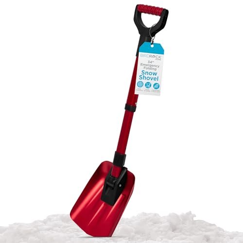 34” Folding Emergency Snow Shovel – Rugged Compact Tool for