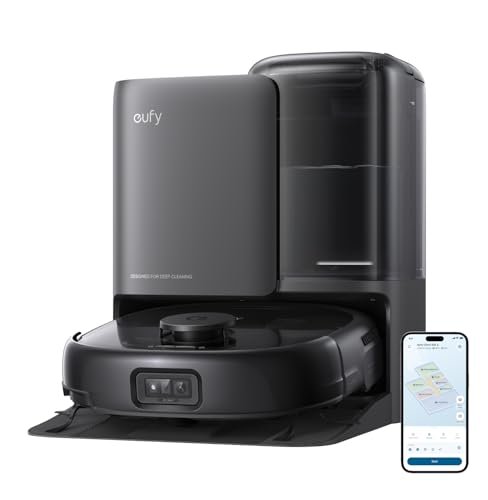 eufy Robot Vacuum E25, HydroJet System with Roller Mop,...