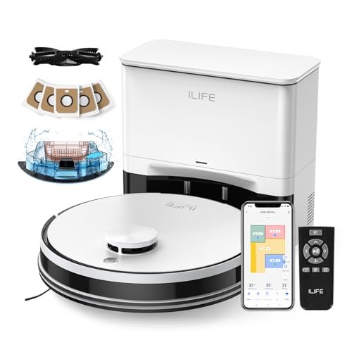 ILIFE A30 Pro Robot Vacuum and Mop, Self Emptying Station.