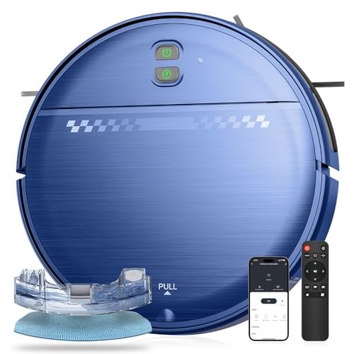 Robot Vacuum and Mop Combo, 2-in-1 Mopping and Cleaning.