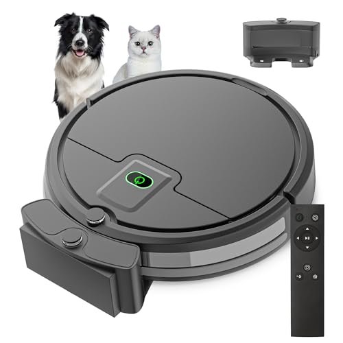 ENCHE Robot Vacuum Cleaner, 2900Pa Robot Vacuum for Carpet...