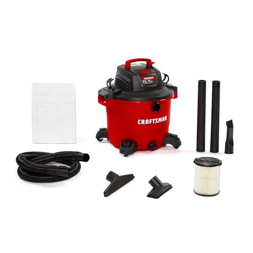 CRAFTSMAN CMXEVBE17595 16 Gallon 6.5 Peak HP Wet Dry Vac.