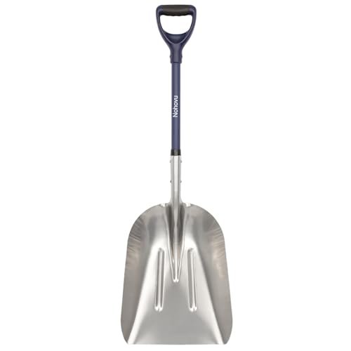 Nohovu Aluminum Snow Shovel - Large Capacity Driveway Tool
