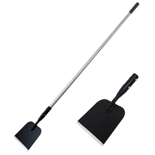 BARAYSTUS Flat Shovel with Adjustable Handle, 59 Inch...