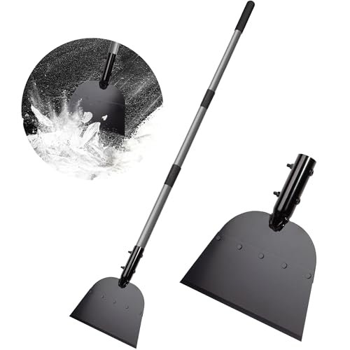 Walensee Metal Snow Shovel, Floor Scraper, Heavy Duty Ice...