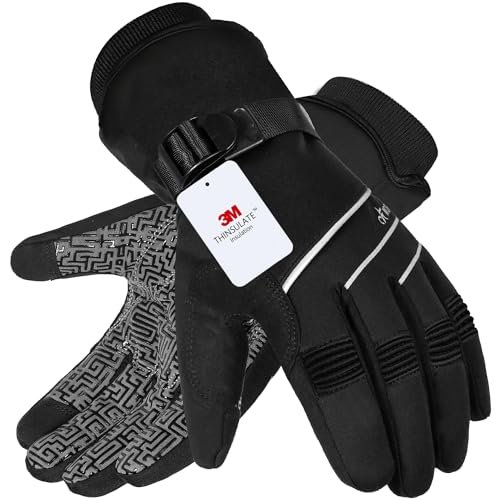 MOREOK Waterproof & Windproof -30°F Winter Gloves...
