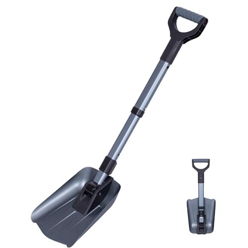 34” Folding Emergency Snow Shovel – Rugged Compact Tool