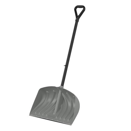 Suncast 24” Combo Snow Shovel Pusher with Galvanized Strip.