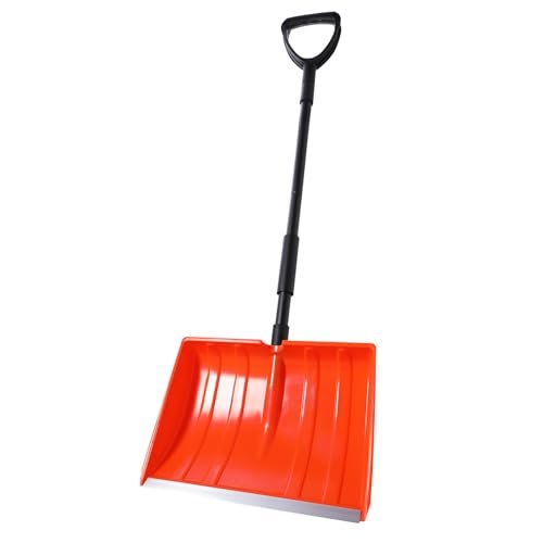 Yocada Snow Shovel for Driveway Home Garage Removal D-Grip.
