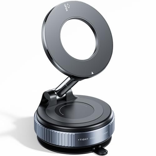 REOKILY 2026 Upgraded Vacuum Magnetic Car Phone Holder...