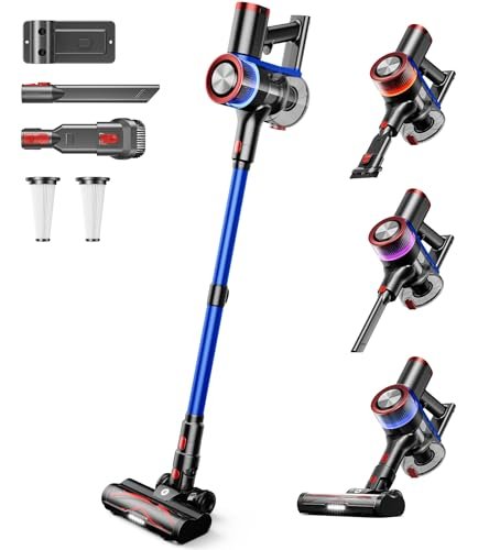 NADALY Cordless Vacuum Cleaner, 550W 45Kpa 65Mins Stick for...