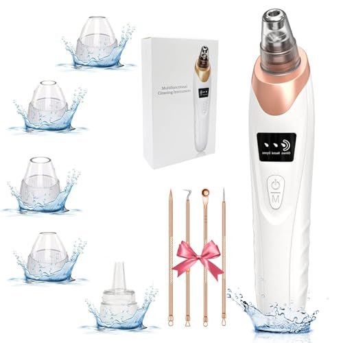 2026 Pore Vacuum, USB Rechargeable Blackhead Remover Kit.