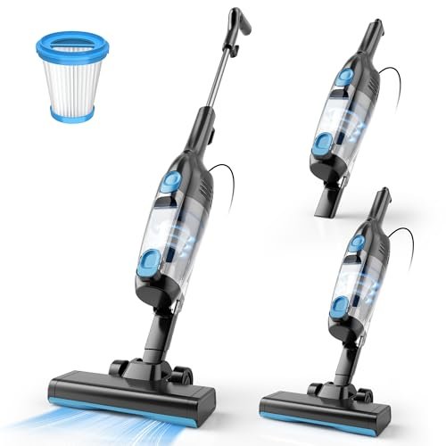 Vazone R6X Corded Stick Vacuum Cleaners for Home Hardwood...
