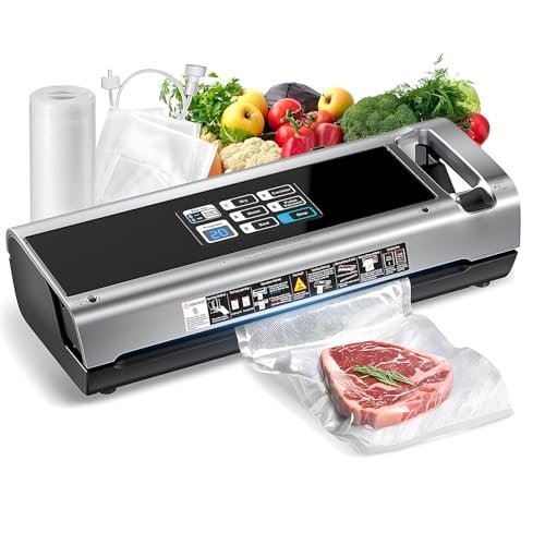 90KPa Portable Vacuum Sealer Machine for Food, Easy...
