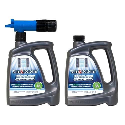 Wet & Forget Window & Screen Cleaner: No Scrubbing Shine.