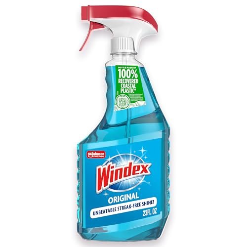 Windex Glass and Window Cleaner Spray Bottle, Original...