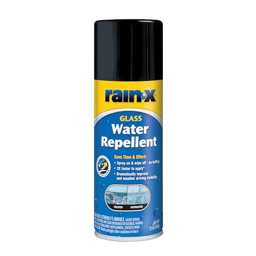 Rain-X 630168 Glass Water-Repellent Aerosol 12 oz.