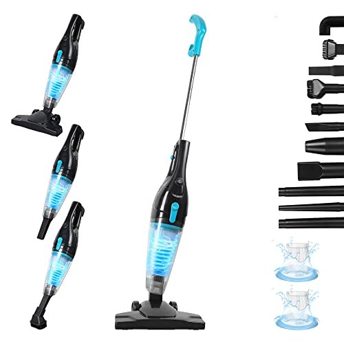 Intercleaner Corded Vacuum Cleaner, 15KPa Powerful Suction,...